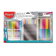 MAPED Felnőtt színezőkészlet, MAPED, 33 darabos színes ceruza