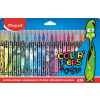 MAPED Filctoll készlet, 2,8 mm, kimosható, MAPED "Color'Peps Monster" 24 különböző szín