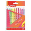 MAPED Filctoll készlet, 2,8 mm, kimosható, MAPED "Neon", 10 különböző szín