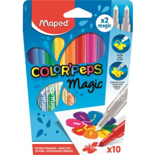 MAPED Filctoll készlet, 3,6 mm, maped &quot;colorpeps magic&quot;, 8+2 különböz&#337; szín 844612 filctoll, marker