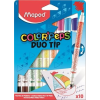 MAPED Filctoll készlet, MAPED "Color`Peps Duo Tip", 10 különböző szín