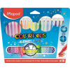 MAPED Filctoll készlet, mosható, MAPED "Color`Peps Long Life", 18 különböző szín