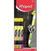 MAPED : Fluo Peps Duo kétvégű szövegkiemelő készlet neon színek 3 db-os (IMA734127)