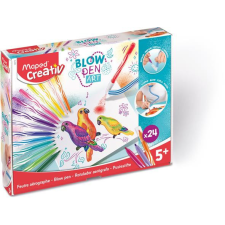 MAPED Fújós filctoll készlet, MAPED CREATIV, &quot;Blow pen Basic&quot; filctoll, marker