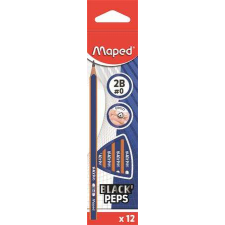 MAPED Grafitceruza, 2B, háromszögletű, MAPED "Black` Peps Navy" ceruza