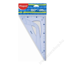 MAPED Háromszög vonalzó, műanyag, 60°, 26 cm, MAPED Graphic (IMA242626) vonalzó