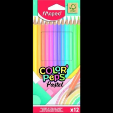 MAPED : háromszögletű színes ceruza készlet - 12 db-os színes ceruza