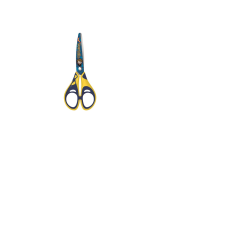 MAPED Harry Potter Kids 13cm iskolai olló - Sárga mintás (464900) olló