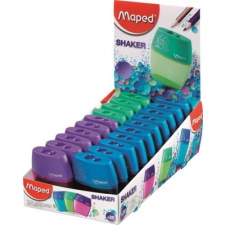 MAPED Hegyező display, kétlyukú, tartályos, MAPED "Shaker", vegyes színek hegyező