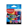 MAPED : Maped - Háromszögletű színes ceruza készlet - Color Peps mini - 12 szín - Egyéb