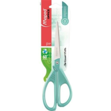 MAPED Olló, irodai, 21 cm, MAPED "Essentials Green", türkizkék olló