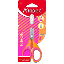 MAPED Olló, iskolai, 13 cm, MAPED "Soft Neon", vegyes színek olló