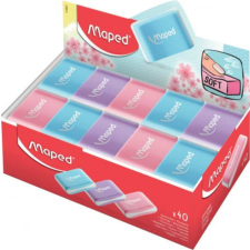MAPED Radír display, MAPED Essentials Soft Pastel, vegyes színek (IMA112921) radír