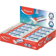 MAPED Radír display, papírtokkal, 20 db, MAPED &quot;Technic Ultra&quot; radír