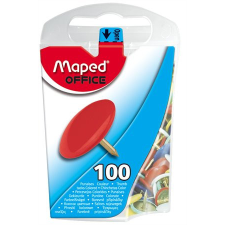 MAPED Rajzszeg, 100 db-os, MAPED, színes gemkapocs, tűzőkapocs