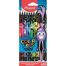 MAPED Színes ceruza készlet 12 db-os háromszög - MONSTERS színes ceruza