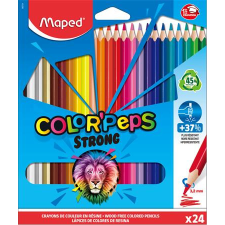 MAPED Színes ceruza készlet, háromszöglet&#369;, maped &quot;colorpeps strong&quot;, 24 különböz&#337; szín 862724 színes ceruza