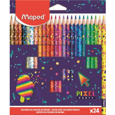 MAPED Színes ceruza készlet, háromszögletű, MAPED Deepsea Paradise, 24 különböző szín / készlet (831705) színes ceruza