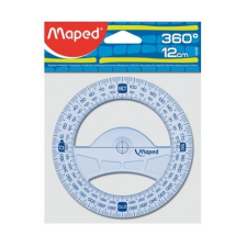 MAPED Szögmérő, műanyag, 360°, MAPED &quot;Graphic&quot; vonalzó
