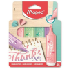 MAPED Szövegkiemelő, 1-5 mm, MAPED "Fluo Peps Flex Pastel", pasztell szín,  vegyes készletek