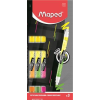 MAPED Szövegkiemelő készlet, 1-5 mm, kétvégű, MAPED "Fluo Peps Duo", vegyes színek