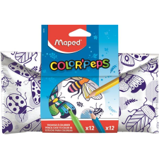 MAPED Tolltartó, textil, színezhető, tépőzáras, maped &quot;colorpeps&quot;, színezőtermékekkel 984729 tolltartó