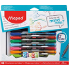 MAPED Tűfilc készlet, 0,4 mm, MAPED "Graph'Peps - How to Mind Map Box", 8 különböző szín