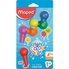 MAPED Zsírkréta,  "Color`Peps Baby", 6 különböző szín kréta