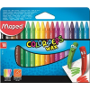 MAPED Zsírkréta, MAPED Color`Peps, Wax, 18 különböző szín (IMA861012)
