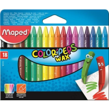 MAPED Zsírkréta, MAPED Color`Peps, Wax, 18 különböző szín (IMA861012) kréta
