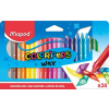 MAPED Zsírkréta, MAPED "Color'Peps Wax", 24 különböző szín
