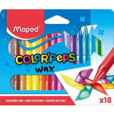 MAPED Zsírkréta, maped &quot;colorpeps wax&quot;, 18 különböz&#337; szín 861012 kréta