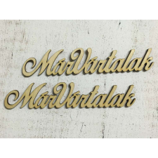 Már vártalak felirat 15cm 2db/csomag dekorációs kellék