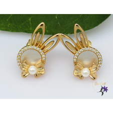  Mara gold filled fülbevaló kagyló betéttel-18K fülbevaló