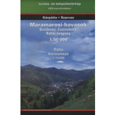 Máramarosi-havasok turistatérkép térkép