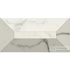 Marazzi Allmarble Statuario Listone 3D 15x30 cm-es dekorcsempe MMR5 csempe