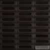 Marazzi Confetto Struttura 3D Savoiardo Nero 5x15 cm-es fali csempe MEUX