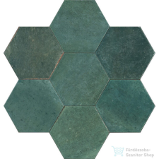 Marazzi Lume Esagona Green 21x18,2 cm-es padlólap és fali csempe MFFG csempe
