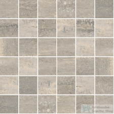 Marazzi Mystone Travertino Silver Mosaico 30x30 cm-es padlólap M9P0 járólap