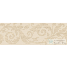 Marazzi Outfit Ivory Decoro Twine 25x76 fali csempe M1K1 csempe