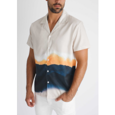  Marble Beige Shirt - mintás ing - Méret: XXL