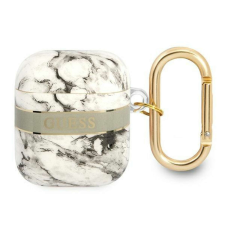 Marble Guess GUA2HCHMAG AirPods borító szürke/szürke márványpánt kollekció fülhallgató, fejhallgató tok