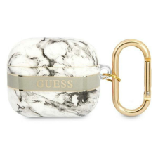 Marble Guess GUA3HCHMAG AirPods 3 borító szürke/szürke márványszíj kollekció fülhallgató, fejhallgató tok