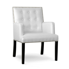  Marcelo Elegance Kárpitozott Fotel Fehér HR Hab Wenge bútor