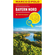 Marco Polo Bajorország észak térkép Marco Polo 2012 1:200 000 térkép