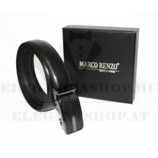  Marco Sergioni férfi bőr öv - Fekete ajándéktárgy