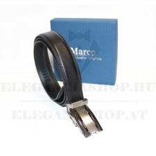  Marco Sergioni férfi bőr öv - Fekete ajándéktárgy