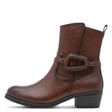 Marco Tozzi 25368 47392 divatos western stílusú női bokacsizma női csizma, bakancs