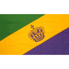  Mardi Gras zászló 90x150cm dekoráció