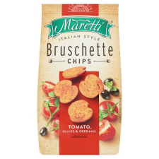 Maretti Bruschette Paradicsom, oliva, oregáno 70g /15/ előétel és snack